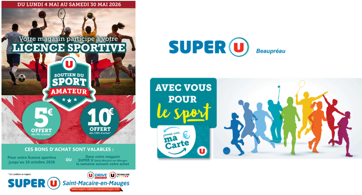 C'est reparti pour les bons licences avec Super U !
