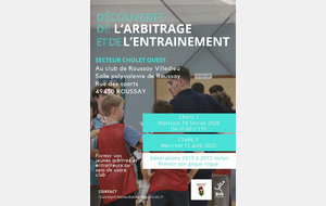 DAE - Journées découverte de l'arbitrage et de l'entraînement