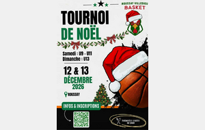 Tournoi de Noël - à vos agendas !