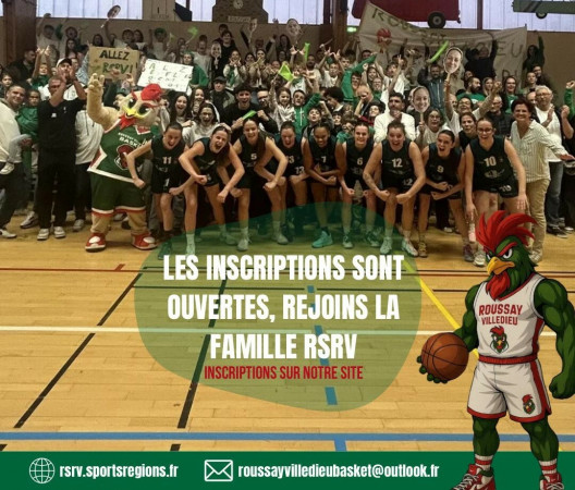 Les inscriptions au RSRV Basket sont ouvertes !