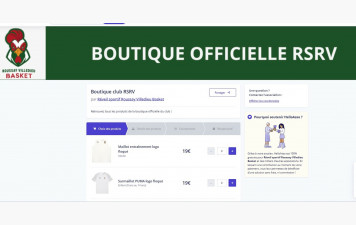 NOUVEAU - Produits de la boutique disponibles sur HelloAsso