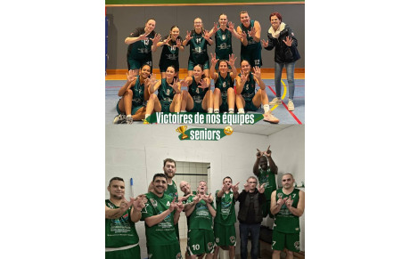 Challenge et coupe de l'Anjou - Victoire de nos équipes seniors !